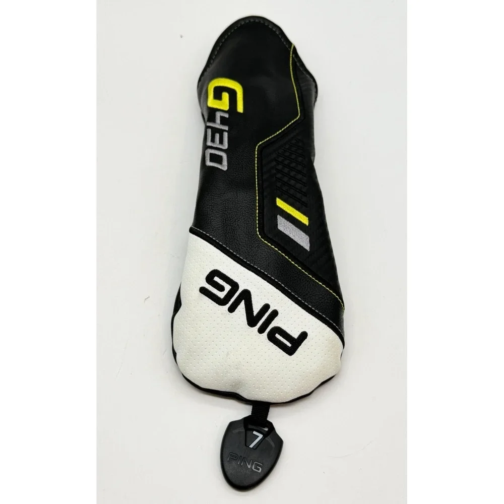 PING G430 Fairway Wood Headcover Golf Black White Chartreuse Adjustable Tag OEM